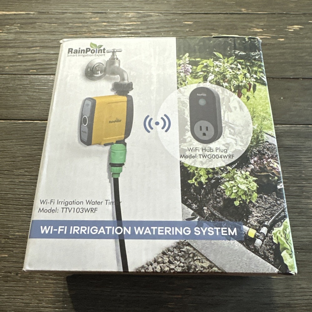 RAINPOINT Sprinkler Timer WiFi Water Timer, Smart Wireless Hose Faucet Timer ...